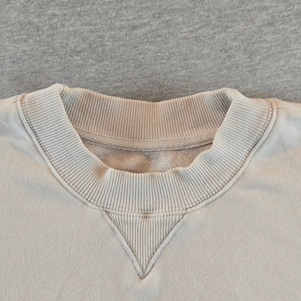 Vuori Sweatshirt Womens Small Tan Sedona Weekender Crew VW278 Relaxed Fit Boxy - Picture 3 of 10